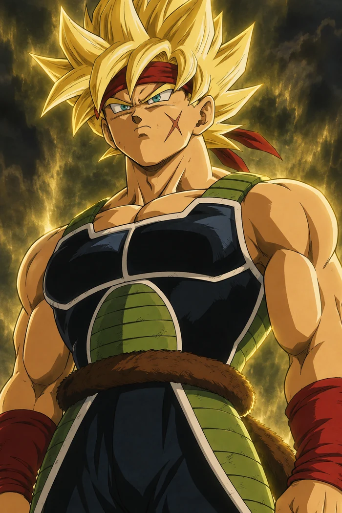 Original fan illustration of Bardock · Episode of Bardock