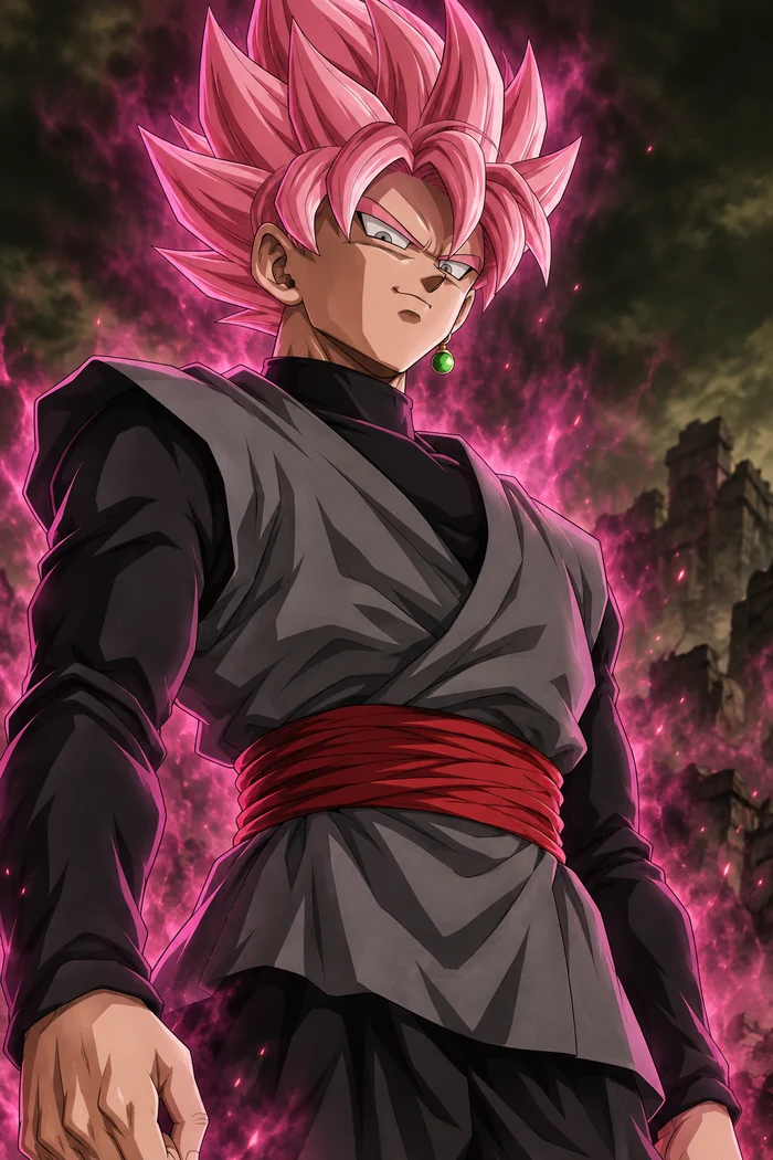 Original fan illustration of Goku Black
