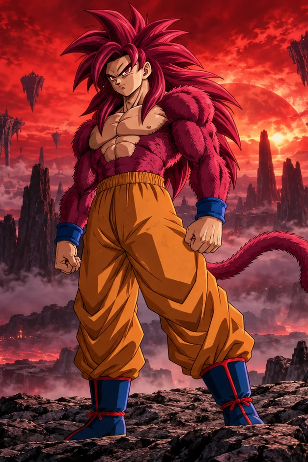 Original fan illustration of Goku · DAIMA