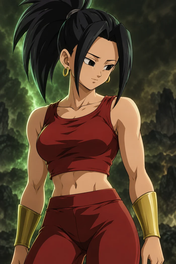Original fan illustration of Kale