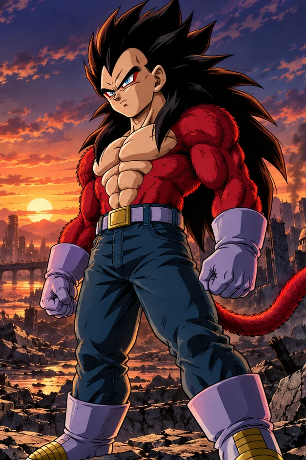 Original fan illustration of Vegeta · GT