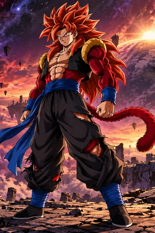Original fan illustration of Gogeta: Xeno