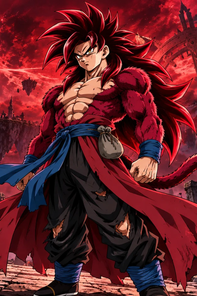 Original fan illustration of Goku: Xeno