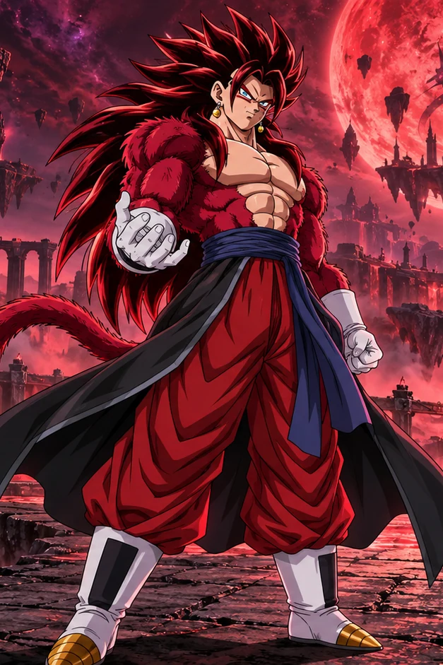 Original fan illustration of Vegito: Xeno